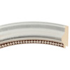 Heritage - Silver Leaf with Brown Antique - Cross Section