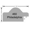 Philadelphia Hexagon Profile Drawing