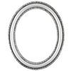 Dorset Oval Picture Frame - Silver Spray