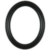 Dorset Oval Picture Frame - Gloss Black