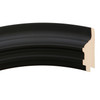 Imperial - Matte Black with Silver Lip - Cross Section