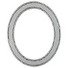 Monticello Oval Frame # 822 - Silver Spray