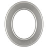 Marquis Oval Picture Frame - Silver Spray