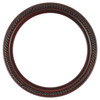 Santa-Fe Round Picture Frame - Rosewood