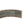 Paris Oval Frame # 832 Arc Sample - Silver Leaf with Brown Antique