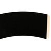 Tribeca Oval Frame # 854 Arc Sample - Matte Black