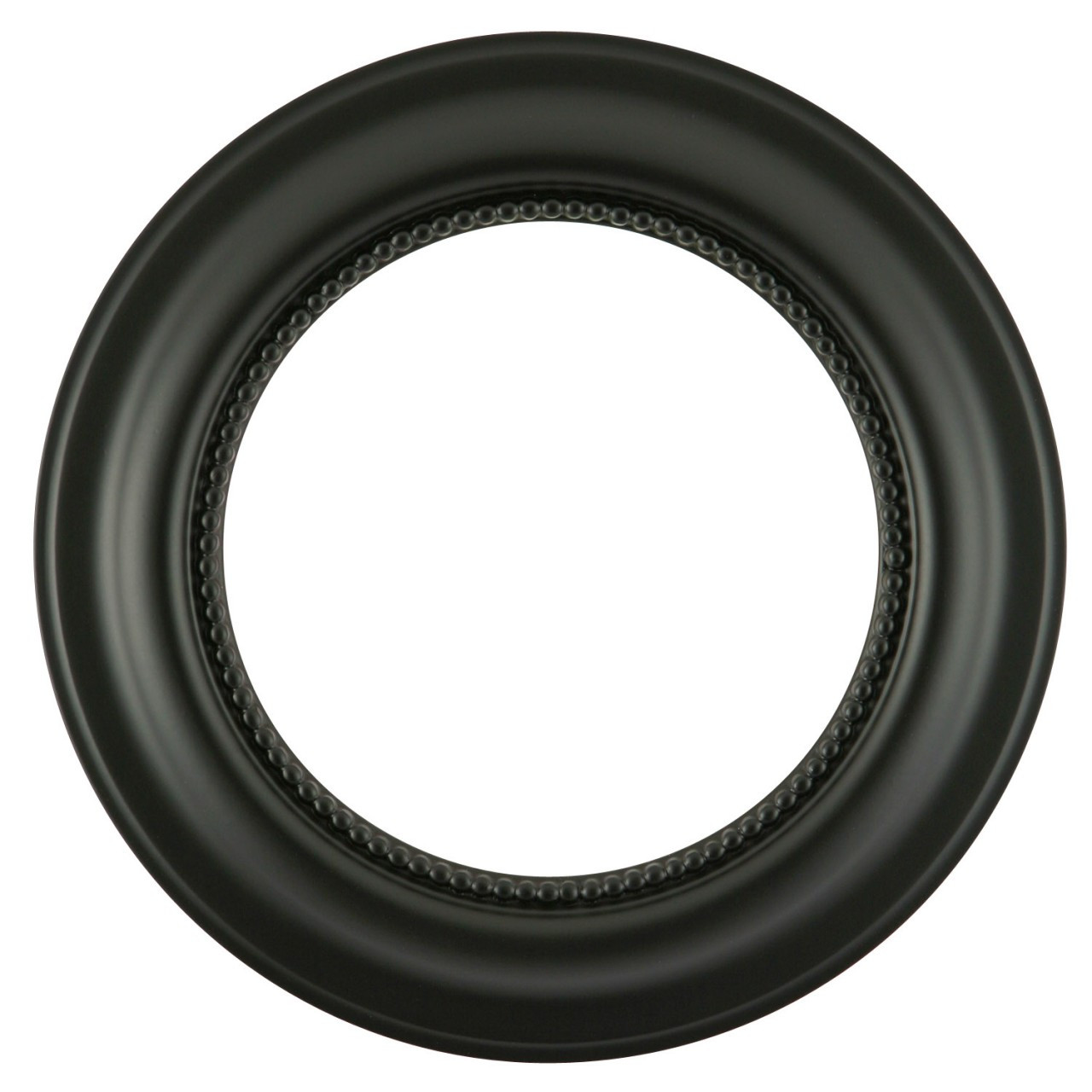 flat black circular