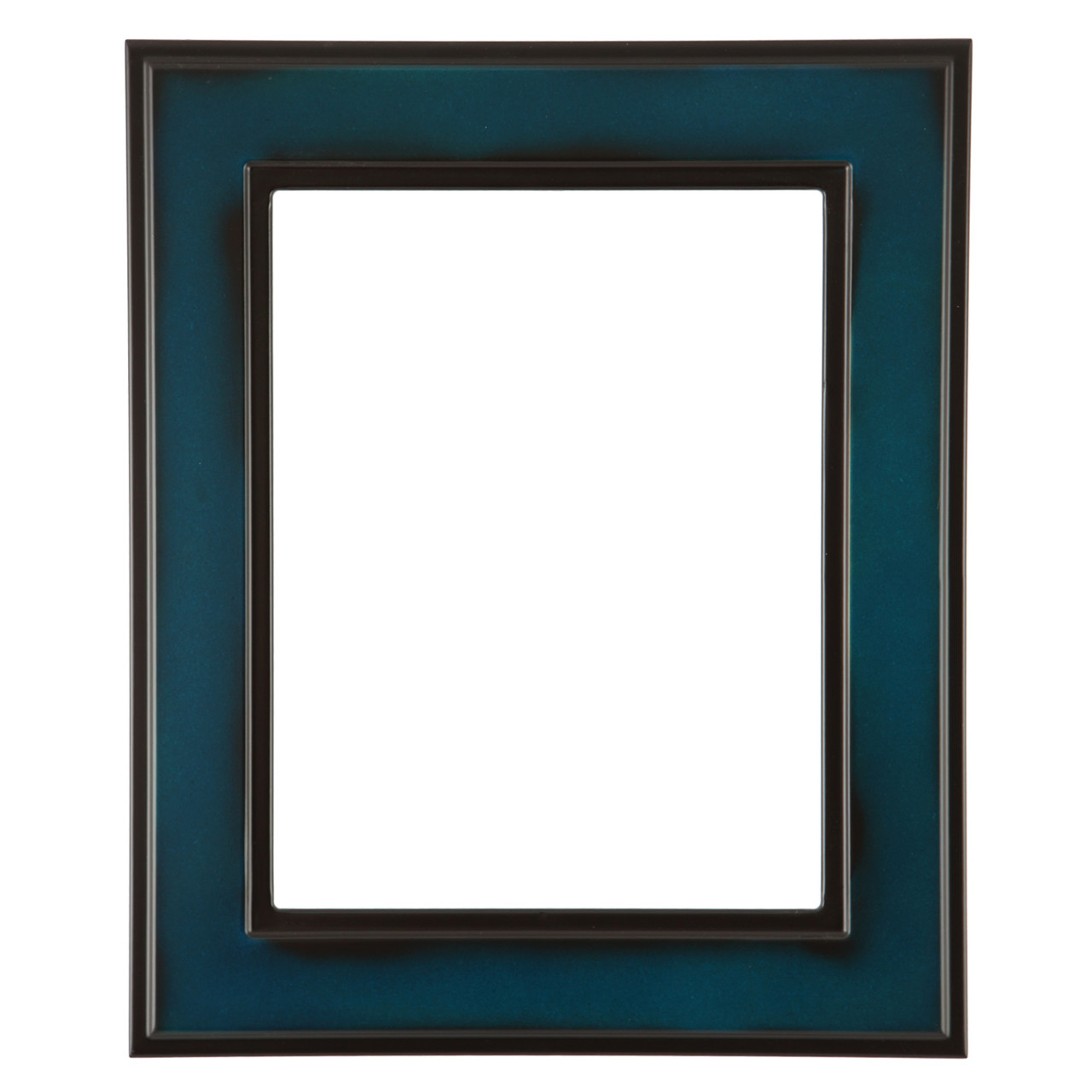 Rectangular Blue Picture Frame Montreal Rectangle Picture Frame - Royal Blue |Victorian Frames