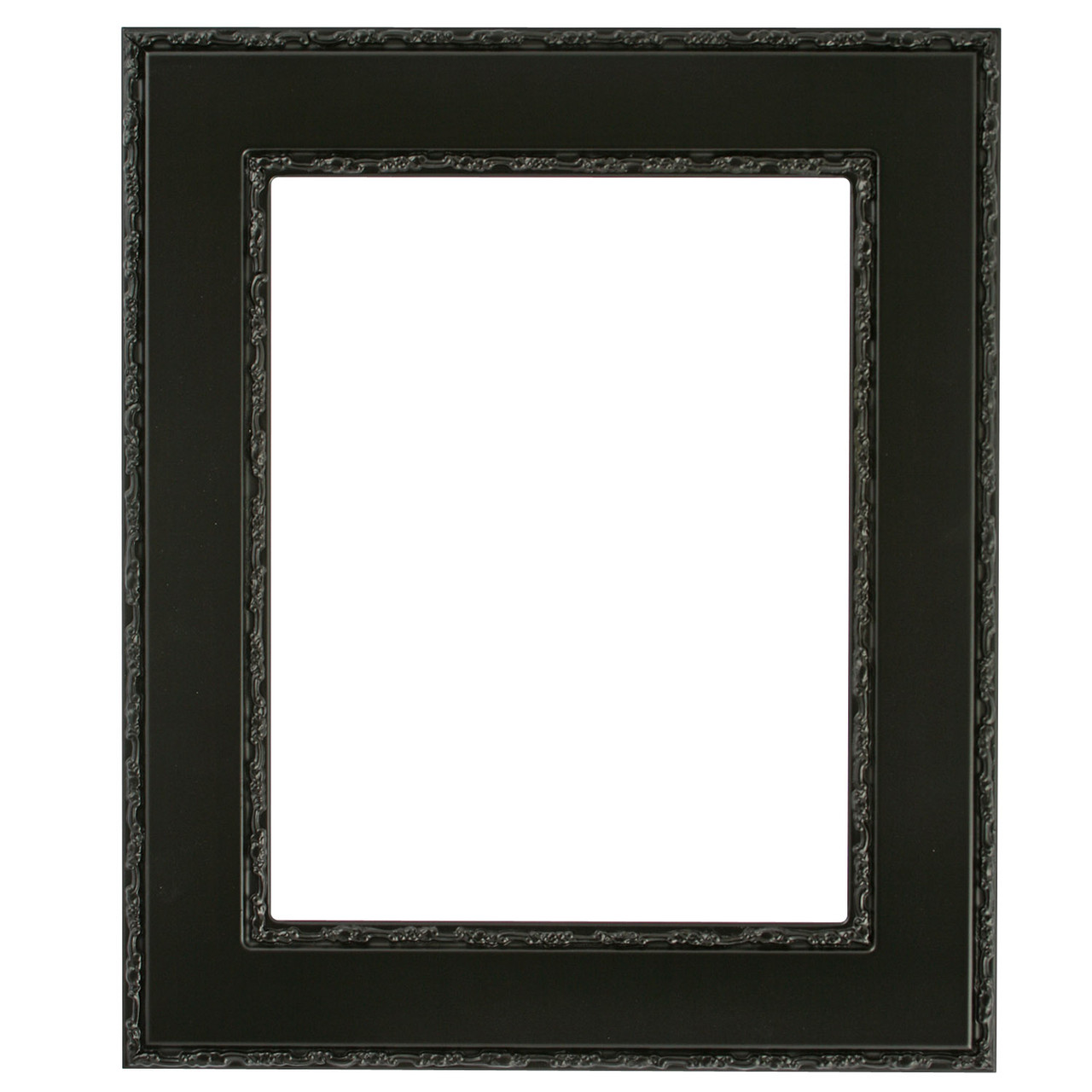 Paris Rectangle Picture Frame - Matte Black |Victorian Frames