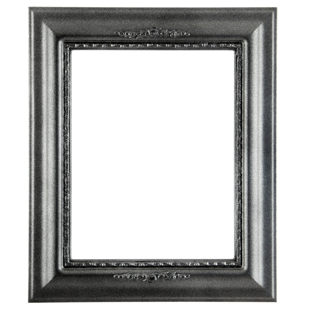 Rectangle Frame in Black Silver Finish 