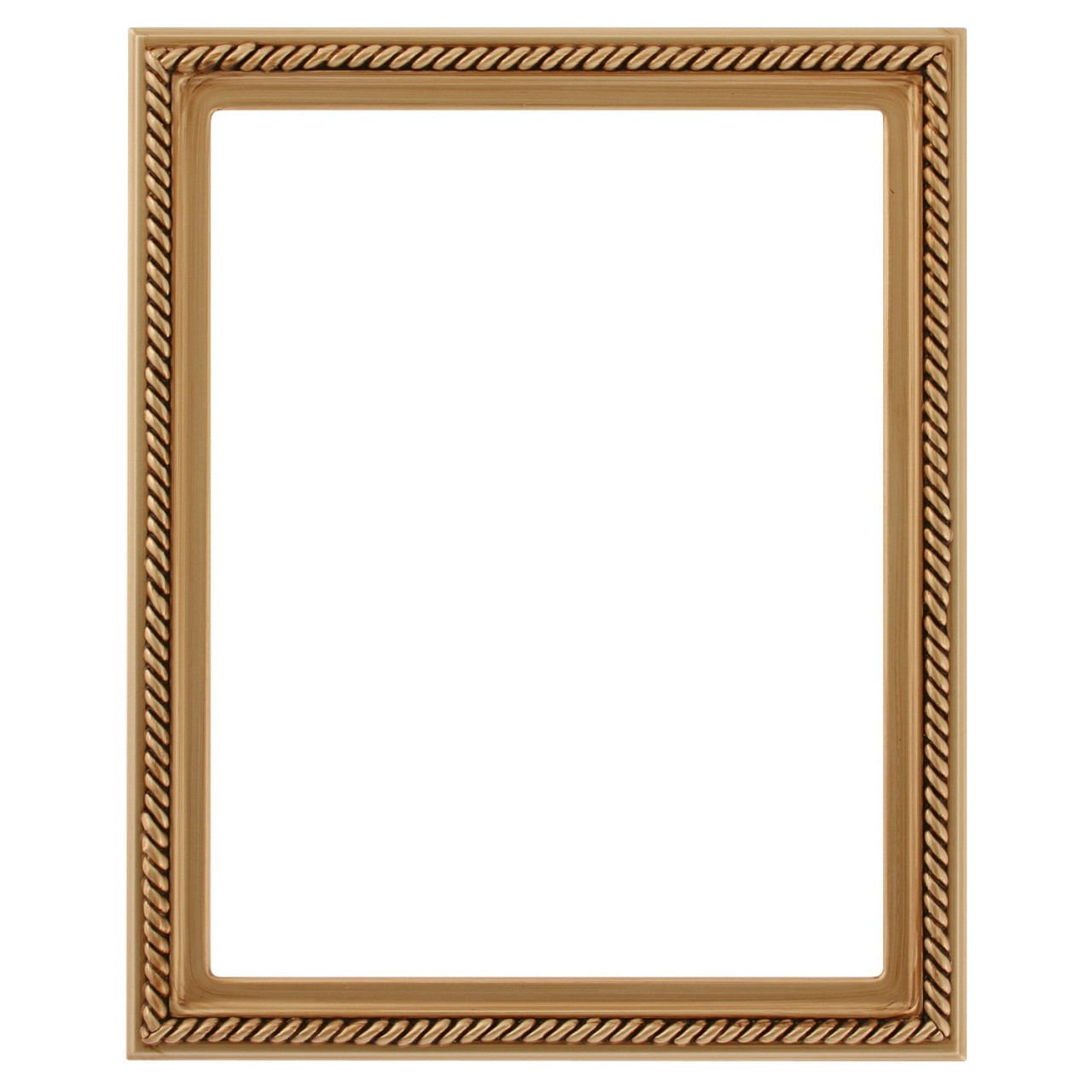 lastig Spaans rechtop Santa-Fe Rectangle Picture Frame - Gold Paint |Victorian Frames