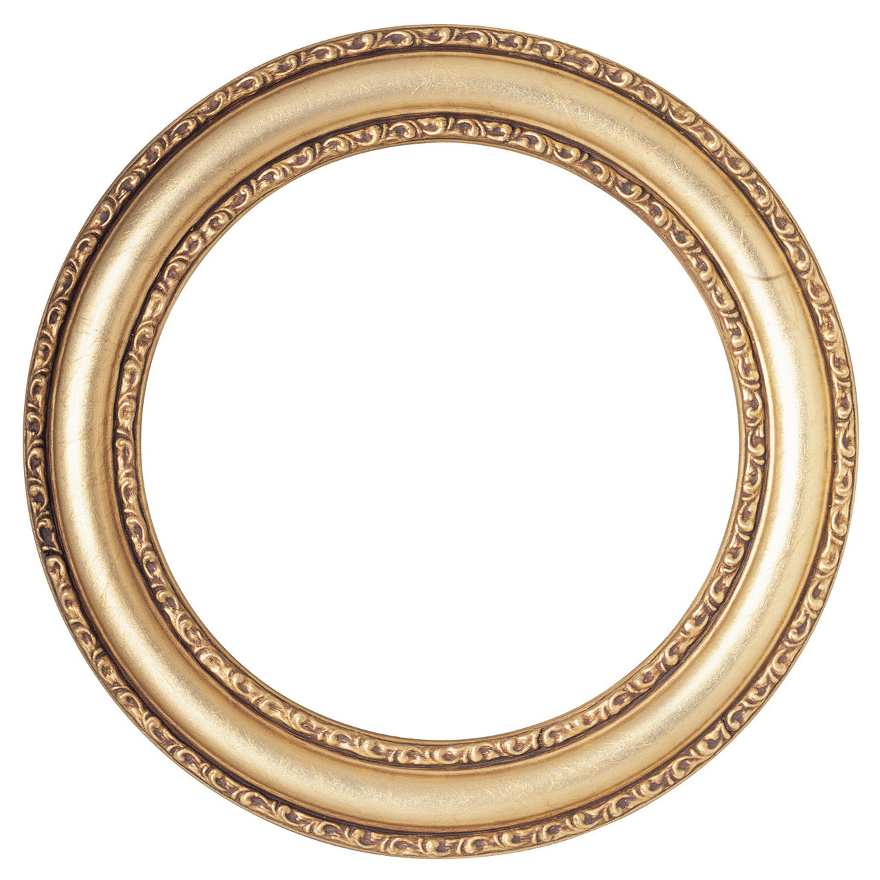 Dorset Round Frame #462 - Gold Leaf