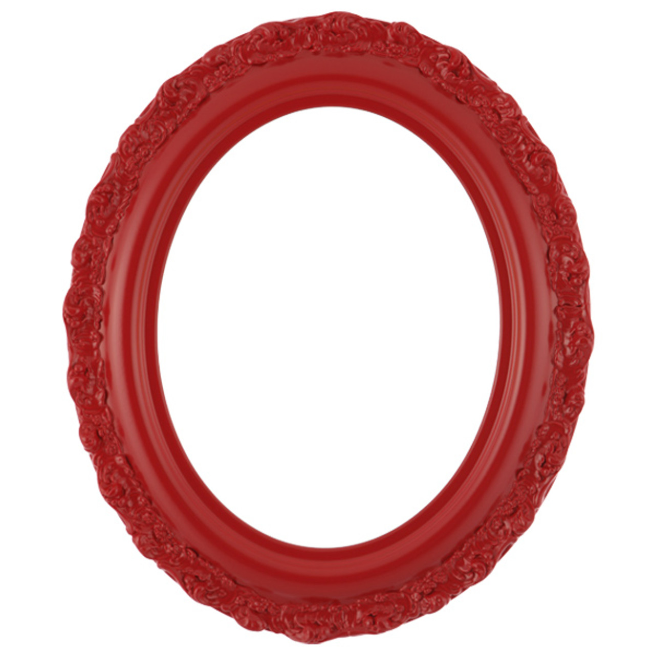 Venice Oval Picture Frame - Holiday Red