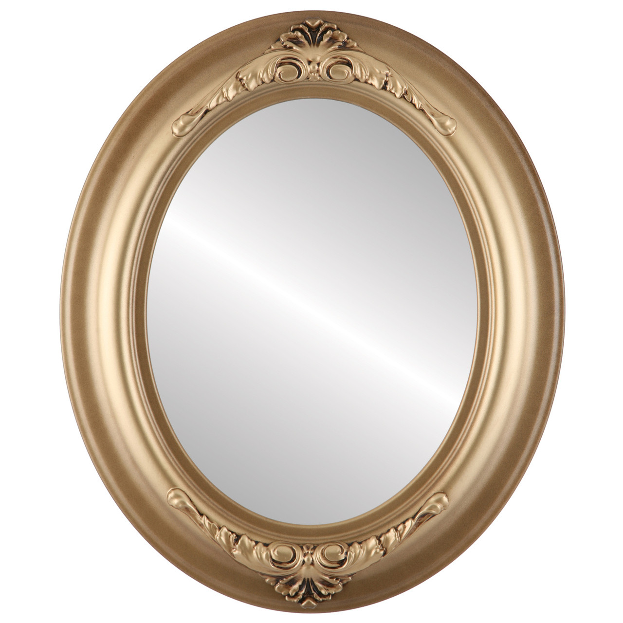 Winchester Oval framed mirror Desert Gold |Victorian Frames