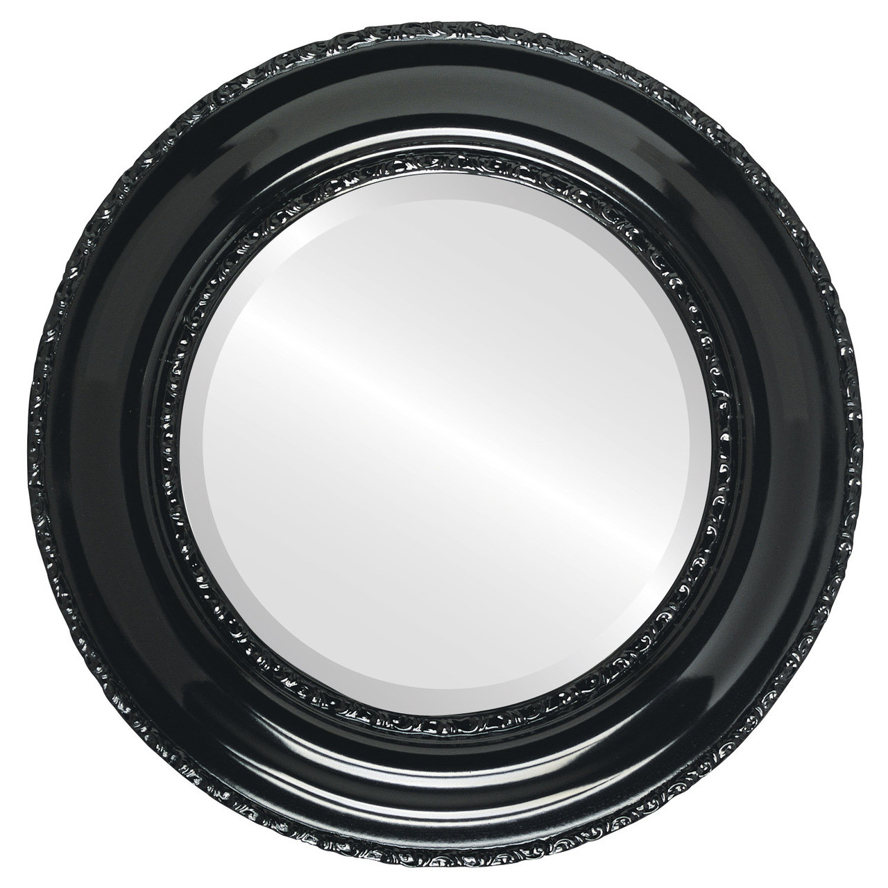 Black Mirrors, Round & Framed Black Mirrors