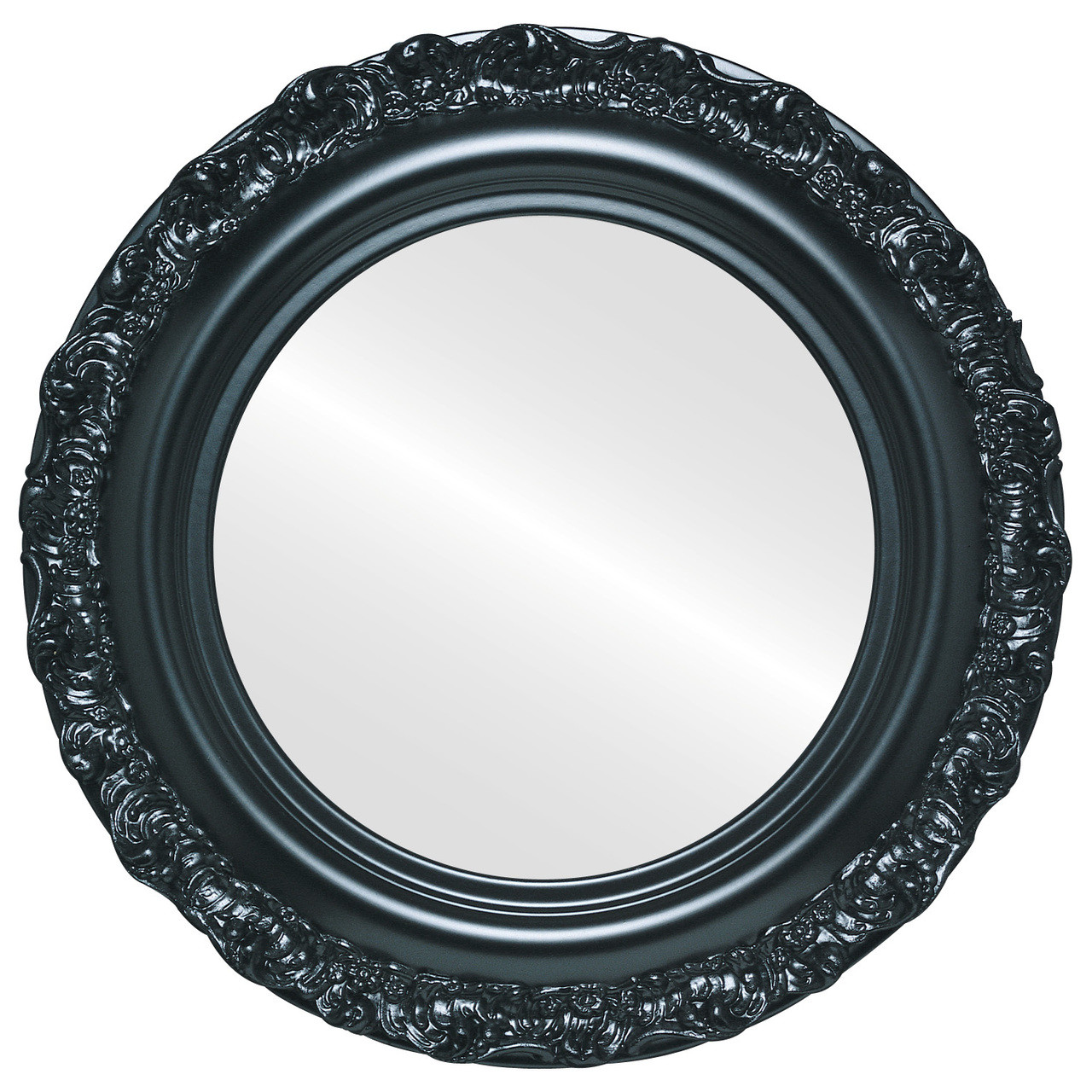 Black Mirrors, Round & Framed Black Mirrors