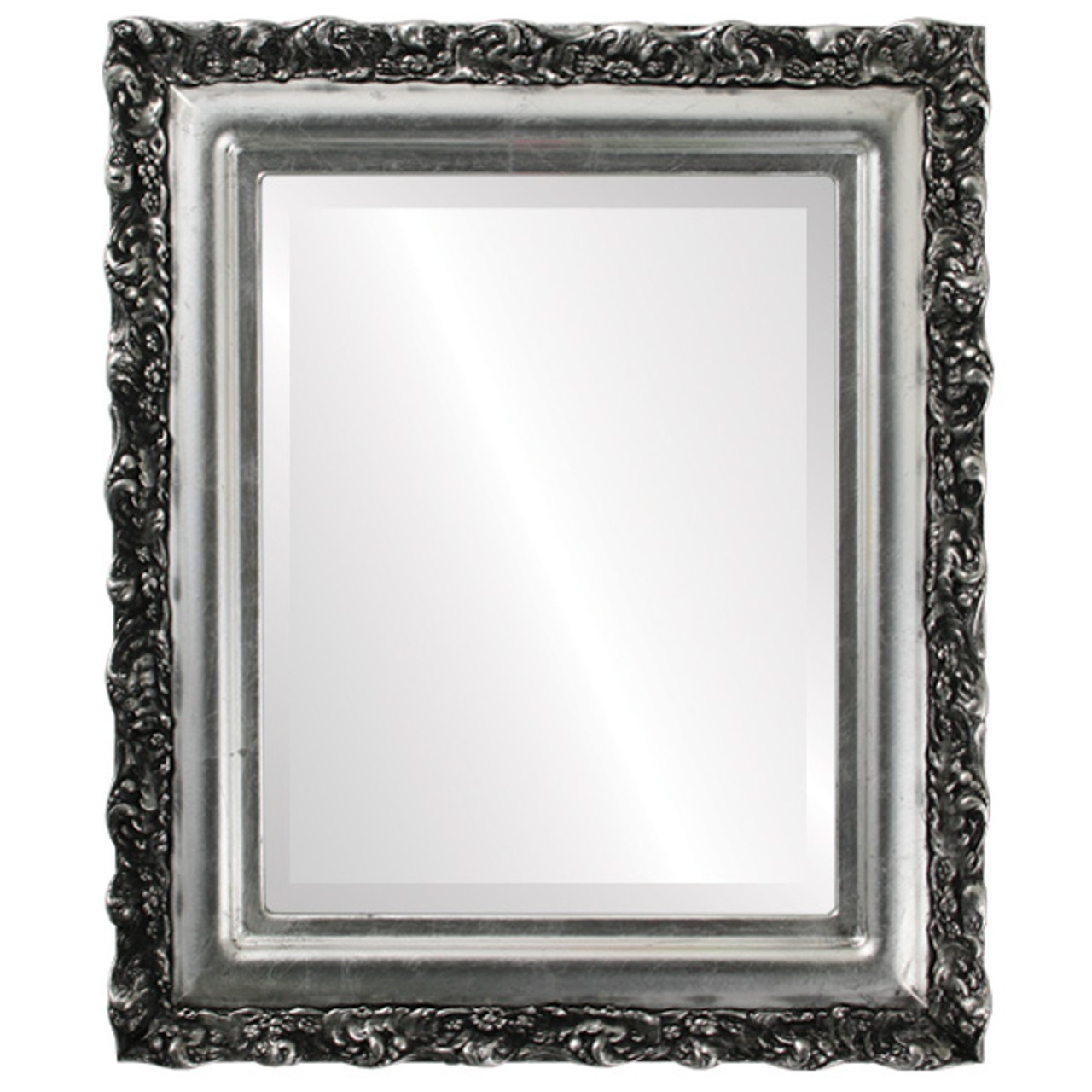 Rectangle Framed Mirror #454 Venice Hunter Green Finish - 1 - Wood - Victorian Frame Company