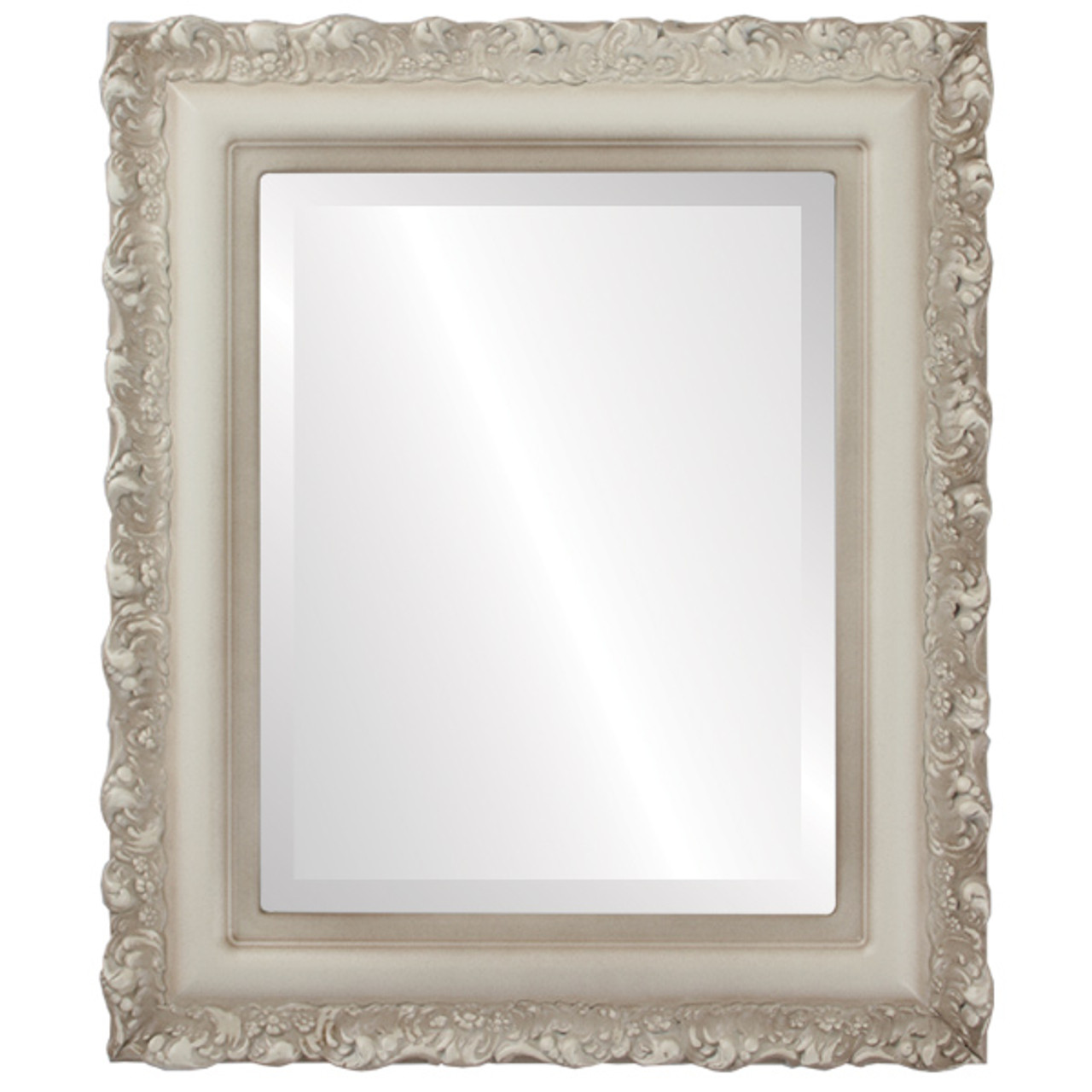 Rectangle Framed Mirror #454 Venice Taupe Finish