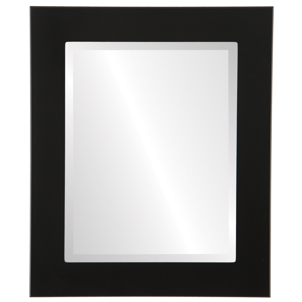 24x34-20x30 Modern Black Frame, with White Mat