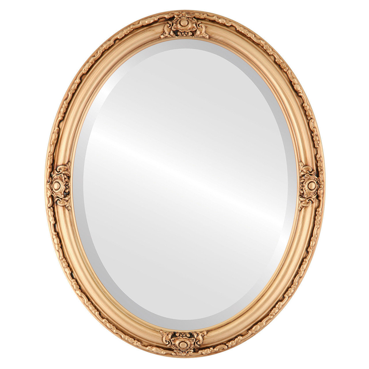 Jefferson Oval framed mirror Gold Paint |Victorian Frames