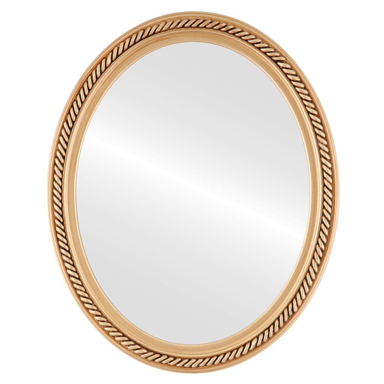 Santa-Fe Oval framed mirror Gold Paint |Victorian Frames