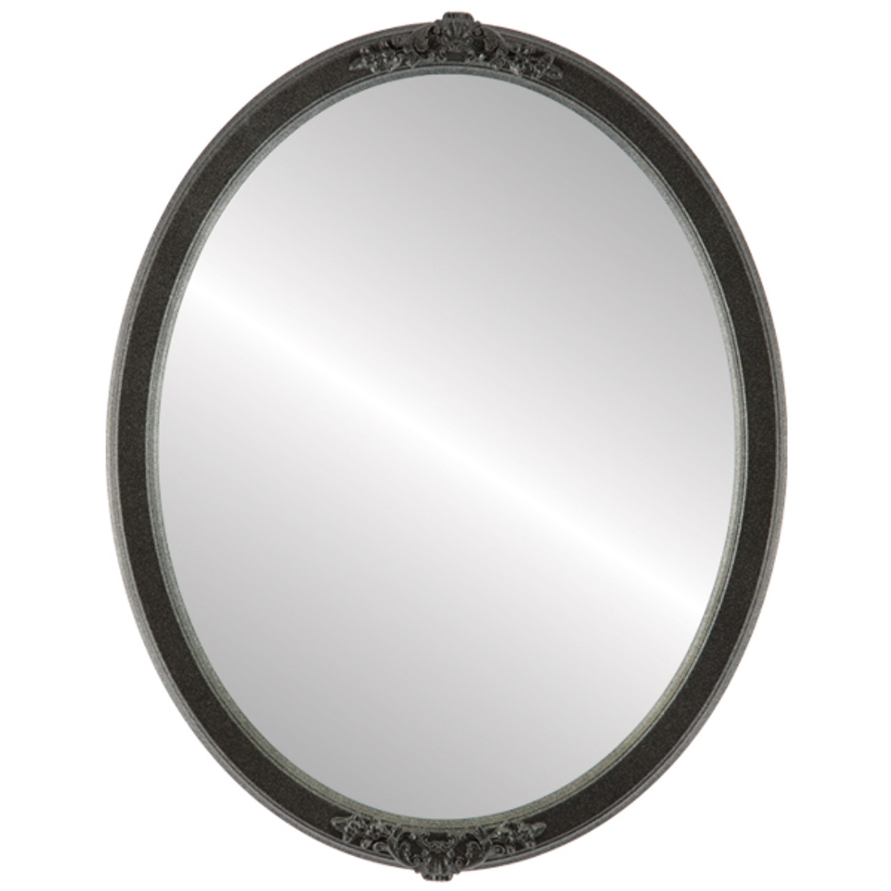 Angled Beveled Mirror Frame with Beaded Accents – Hamilton Hills