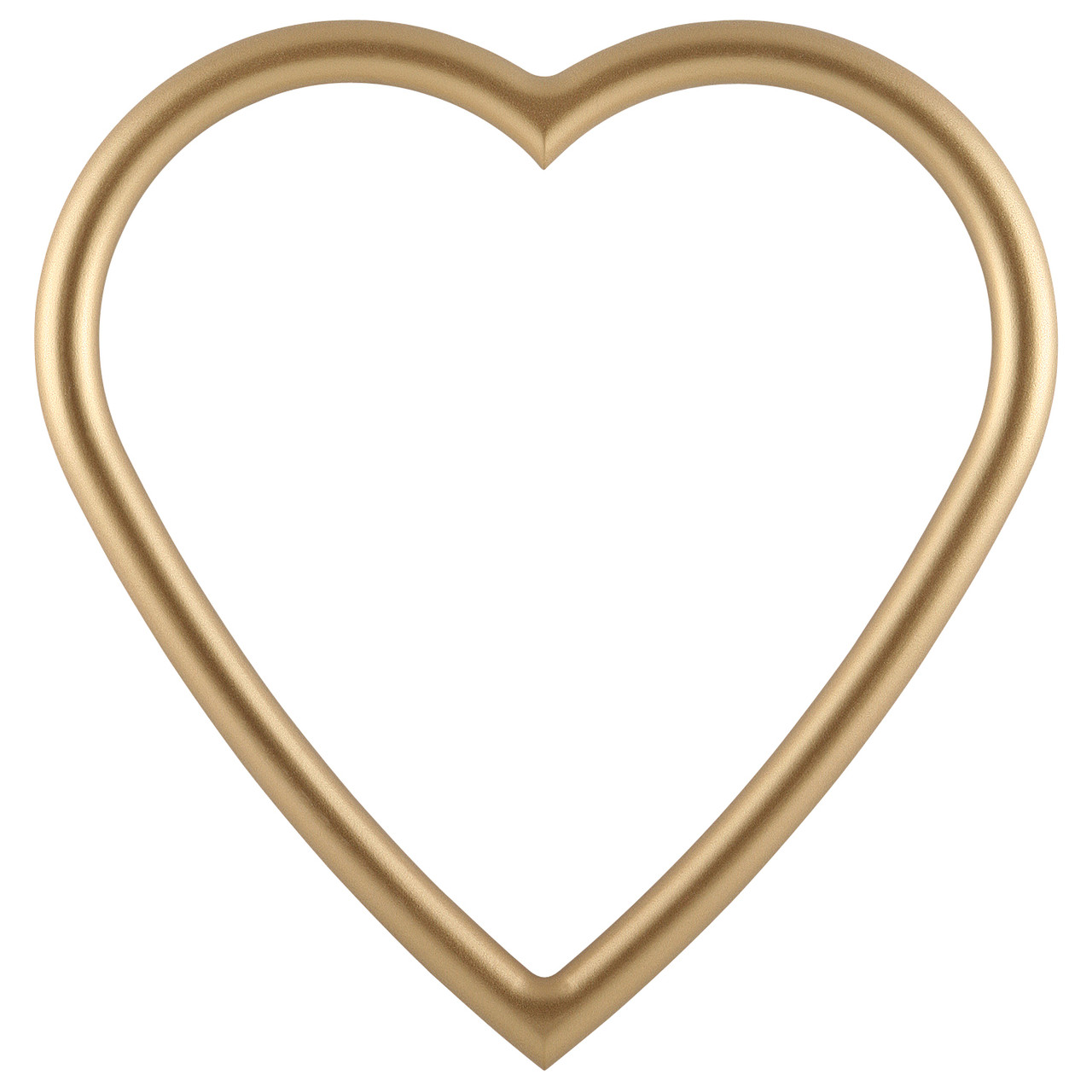 Pasadena #250 Heart Picture Frame - Gold Spray | Victorian Frames