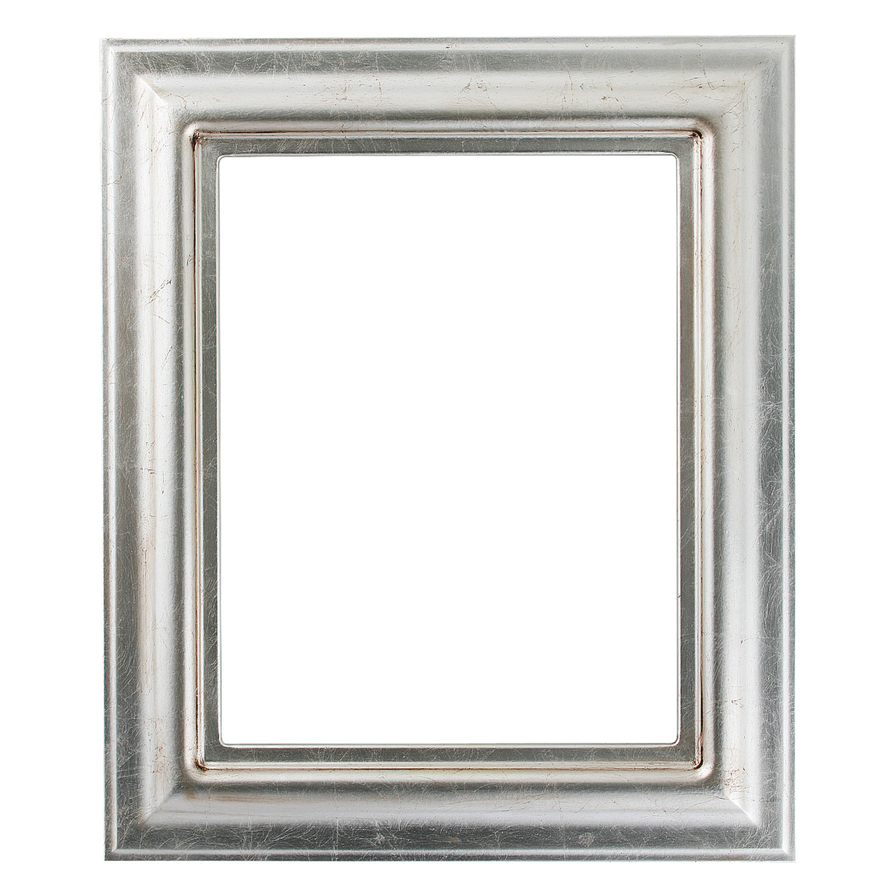Lancaster Rectangle Picture Frame - Silver Leaf Brown |Victorian
