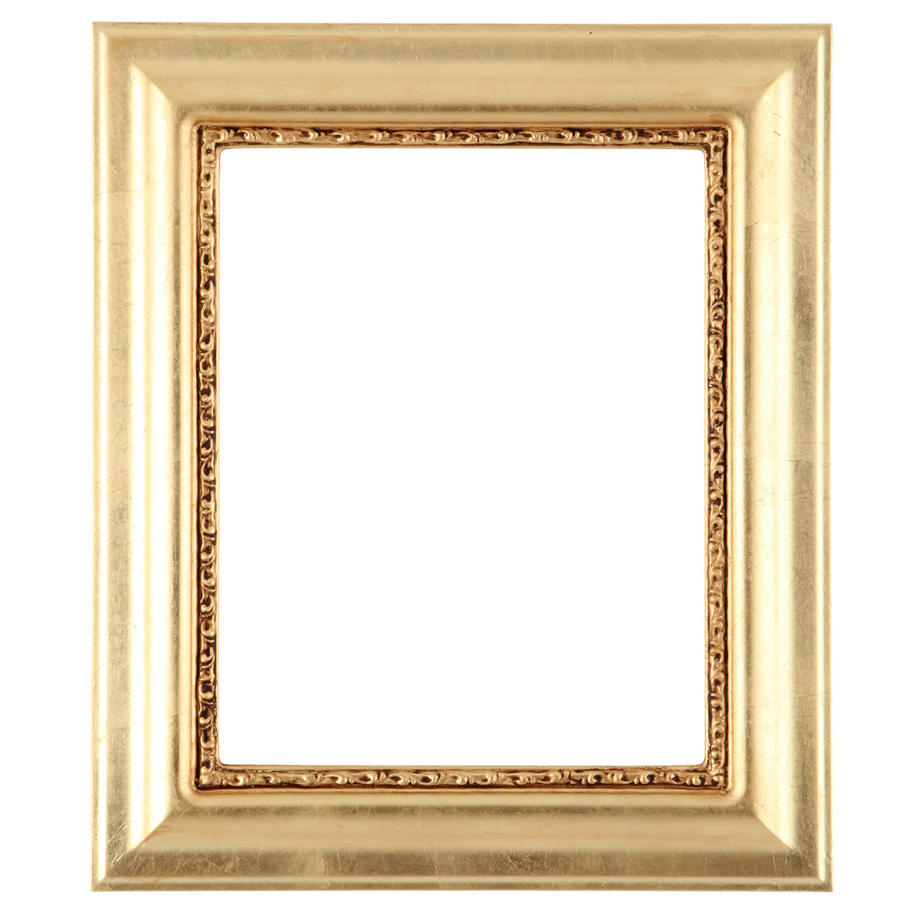 Chicago Rectangle Picture Frame - Gold Leaf |Victorian Frames