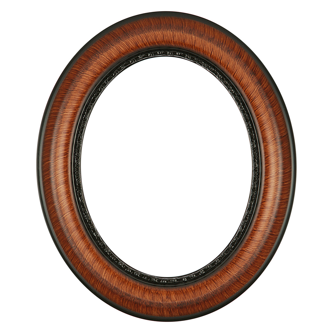 Chicago Oval Picture Frame - Vintage Walnut |Victorian Frames