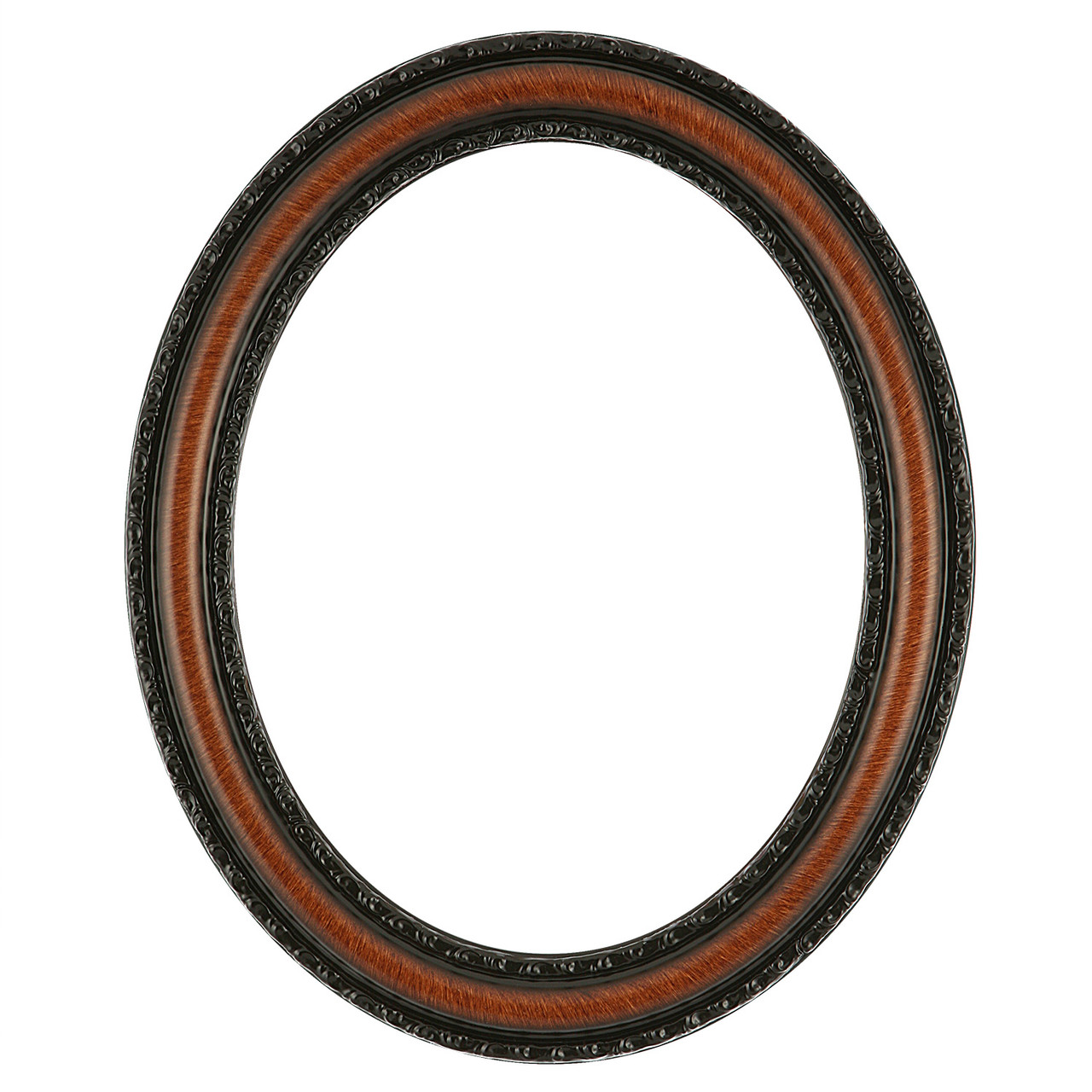 Dorset Oval Picture Frame - Vintage Walnut |Victorian Frames