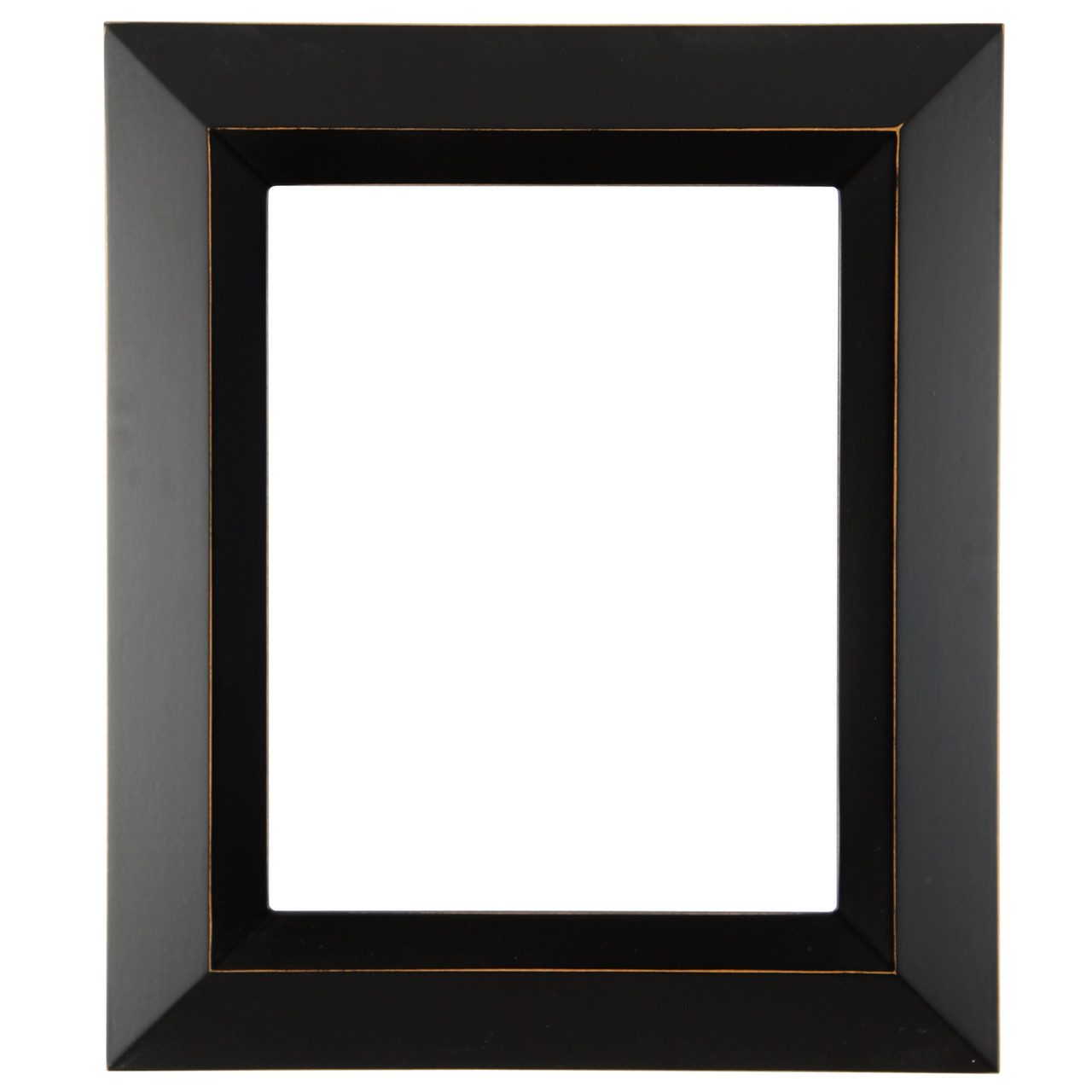 Veneto Rectangle Picture Frame - Rubbed Black |Victorian Frames