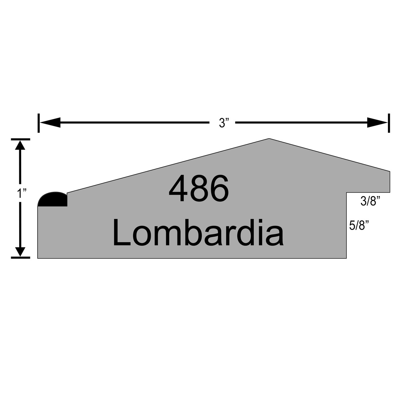 Lombardia Rectangle Picture Frame - Rubbed Bronze |Victorian Frames