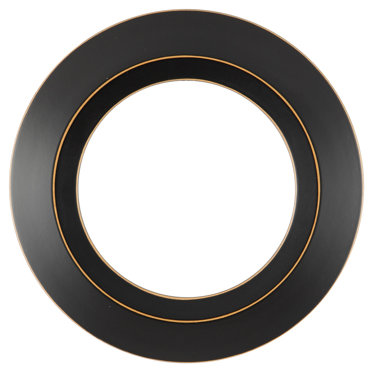 Veneto Round Picture Frame - Rubbed Black |Victorian Frames
