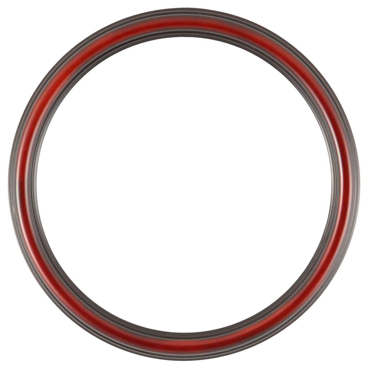 Saratoga Round Picture Frame - Rosewood |Victorian Frames