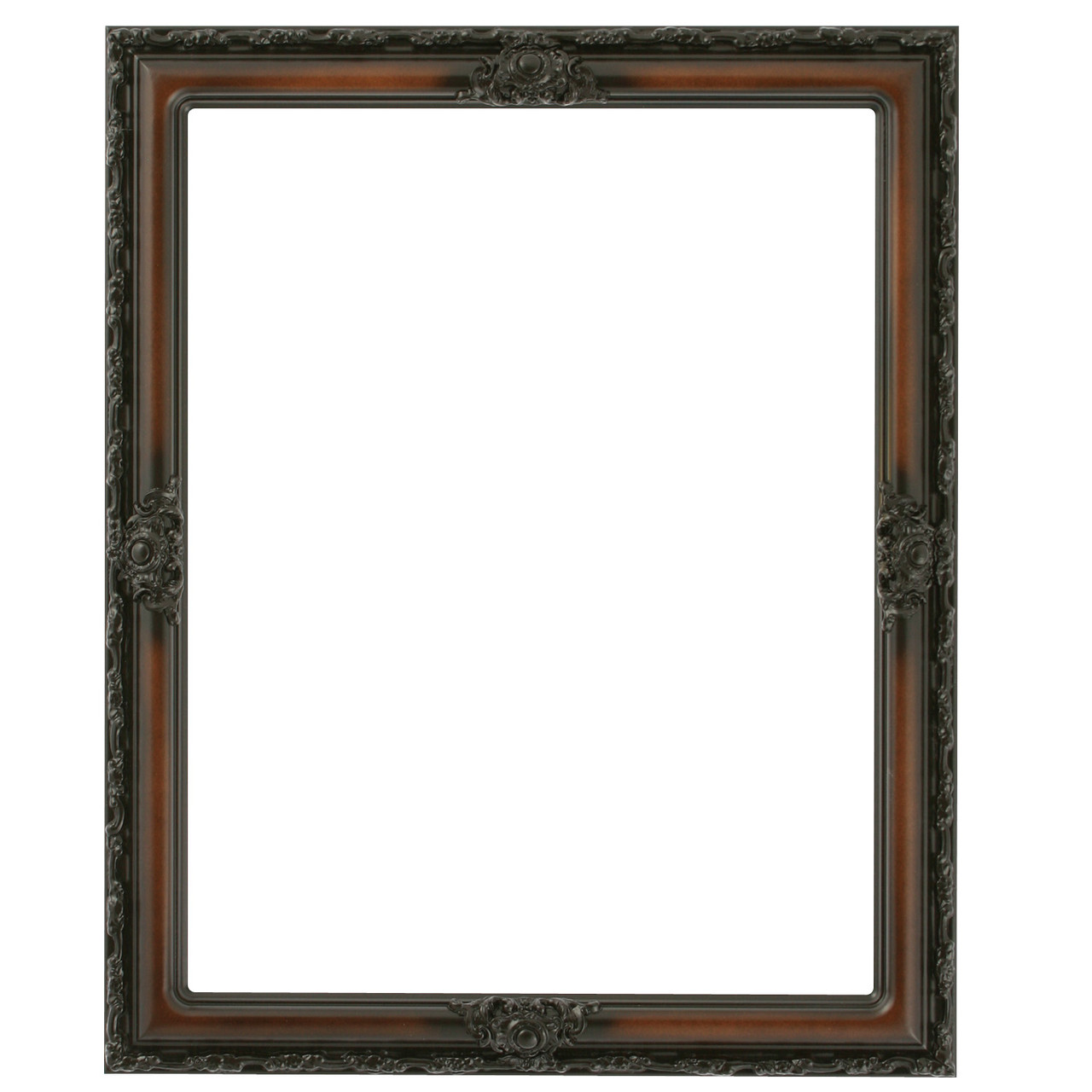 Jefferson Rectangle Picture Frame - Walnut |Victorian Frames