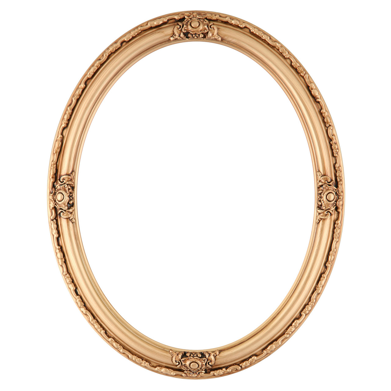 Jefferson Oval Picture Frame - Gold Paint |Victorian Frames