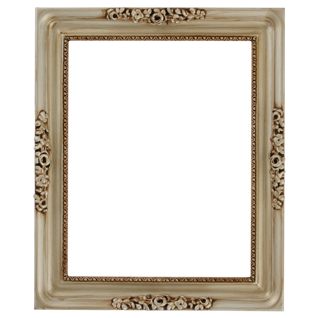 Versailles Rectangle Picture Frame - Silver |Victorian Frames