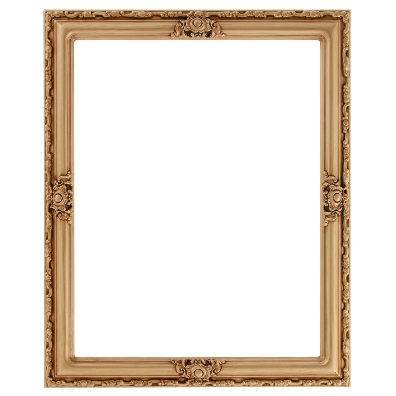 Jefferson Rectangle Picture Frame - Gold Paint |Victorian Frames