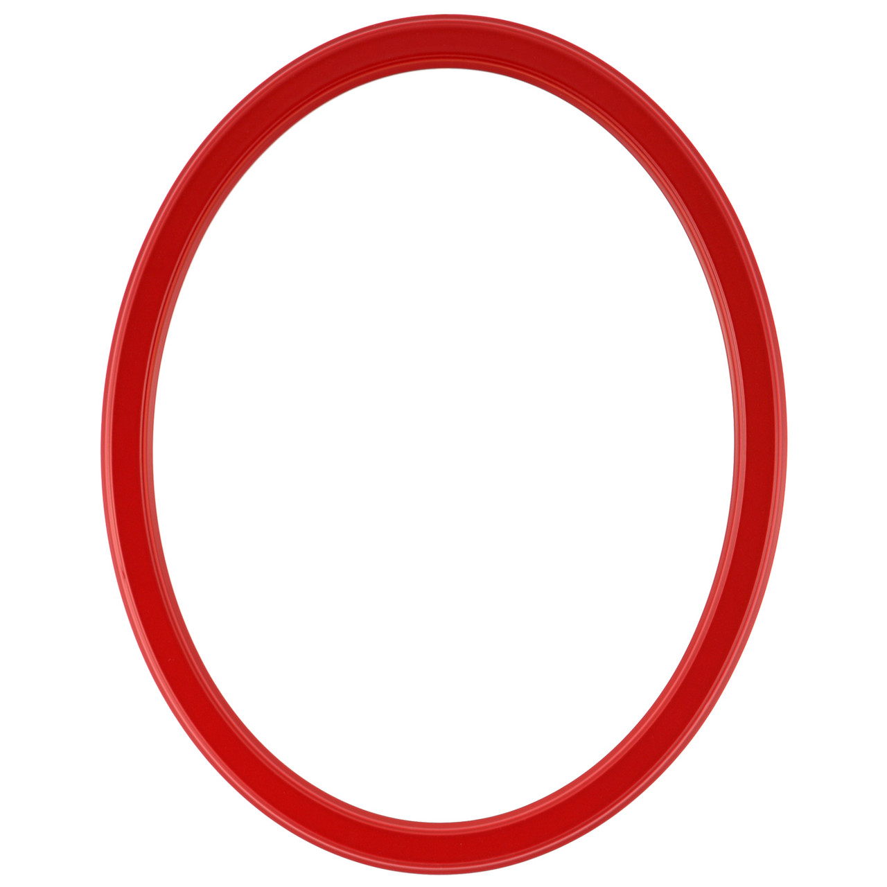 Toronto Oval Picture Frame - Holiday Red |Victorian Frames