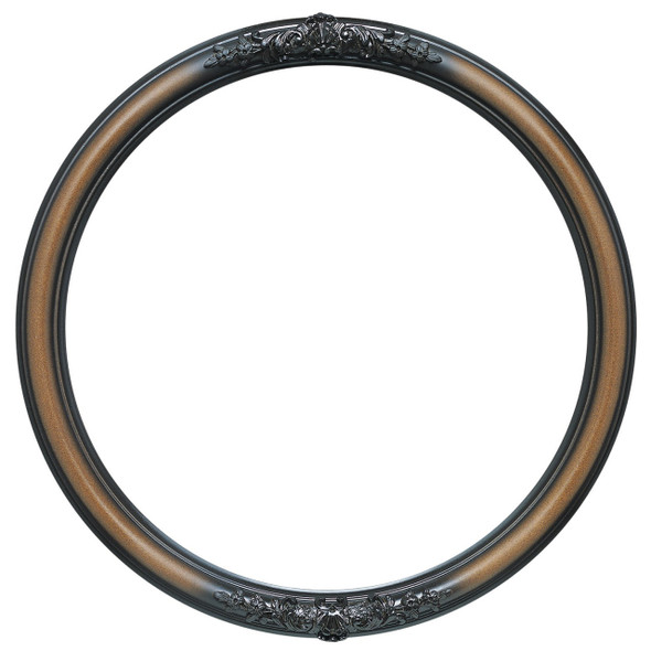 Contessa Round Frame # 554 - Walnut