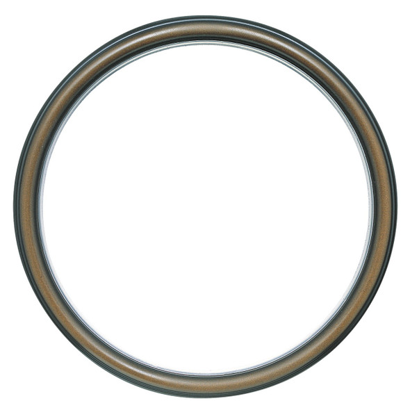 Hamilton Round Frame # 551 - Walnut with Silver Lip