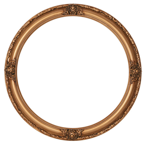 Jefferson Round Frame # 601 - Gold Paint