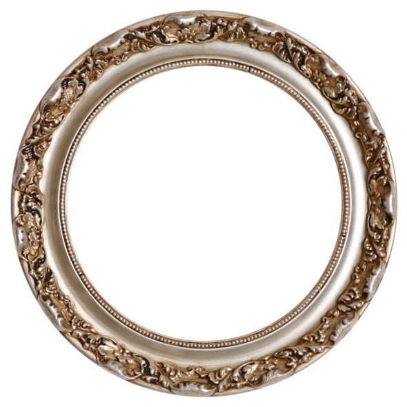 Rome Round Frame # 602 - Silver