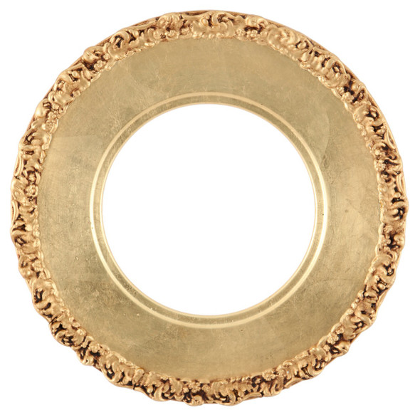 Williamsburg Round Frame # 844 - Gold Leaf