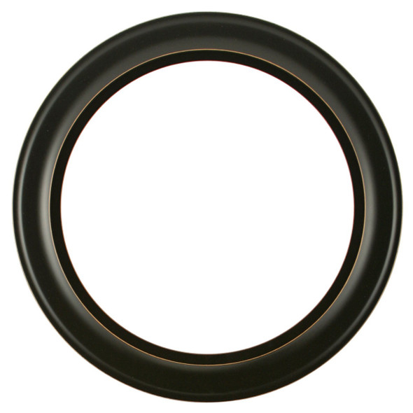 Messina Round Frame # 871 - Rubbed Black