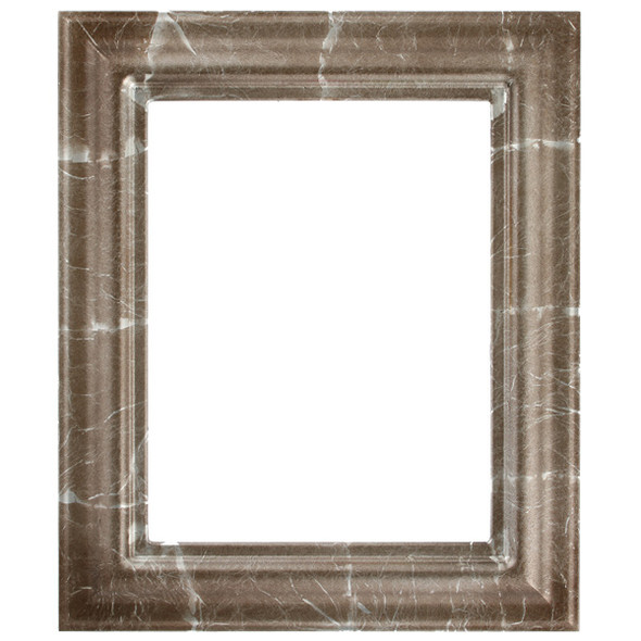 Lancaster Rectangle Frame # 450 - Champagne Silver