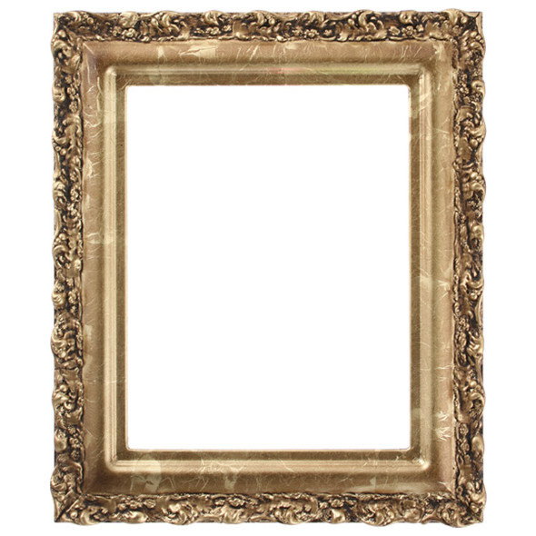 Venice Rectangle Frame # 454 - Champagne Gold