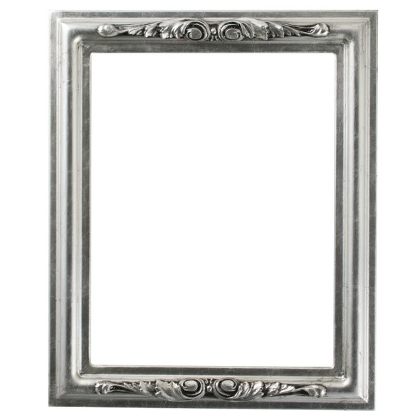 Florence Rectangle Picture Frame - Silver Leaf Brown |Victorian Frames