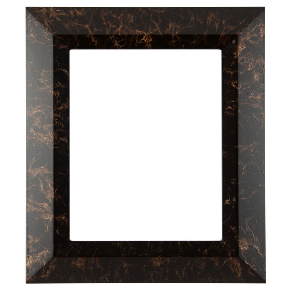 Veneto Rectangle Frame # 485 - Veined Onyx